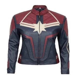 Captain Marvel Carol Danvers Leather Jacket