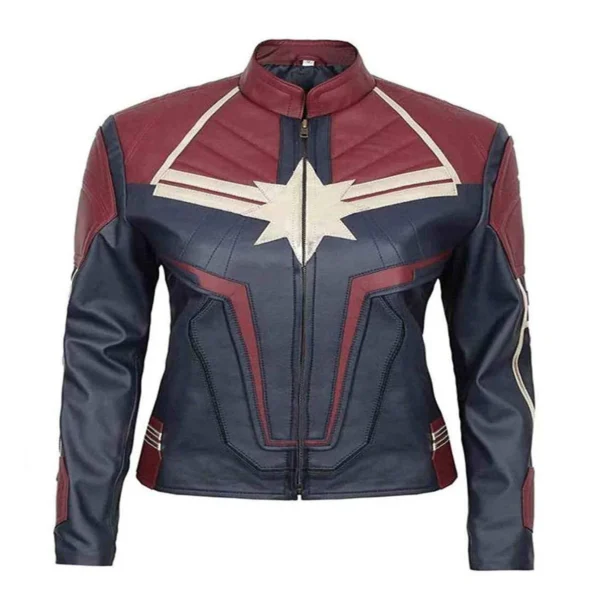 Captain Marvel Carol Danvers Leather Jacket