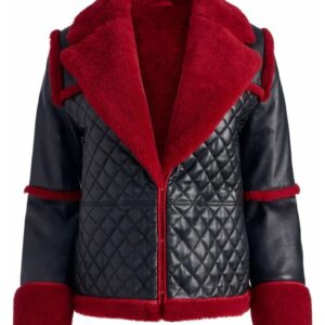 Women Aviator Pilot Style B3 Shearling Jacket”