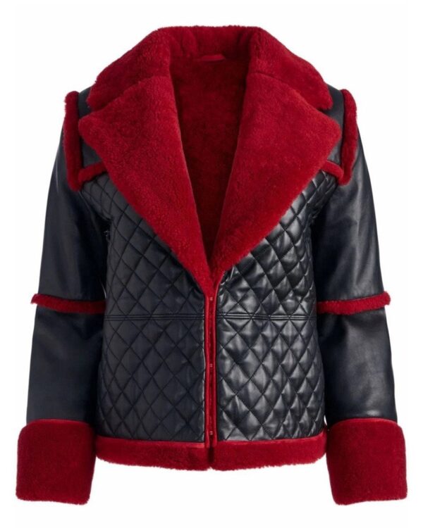 Women Aviator Pilot Style B3 Shearling Jacket”