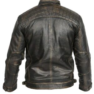 Distressed Leather Jacket